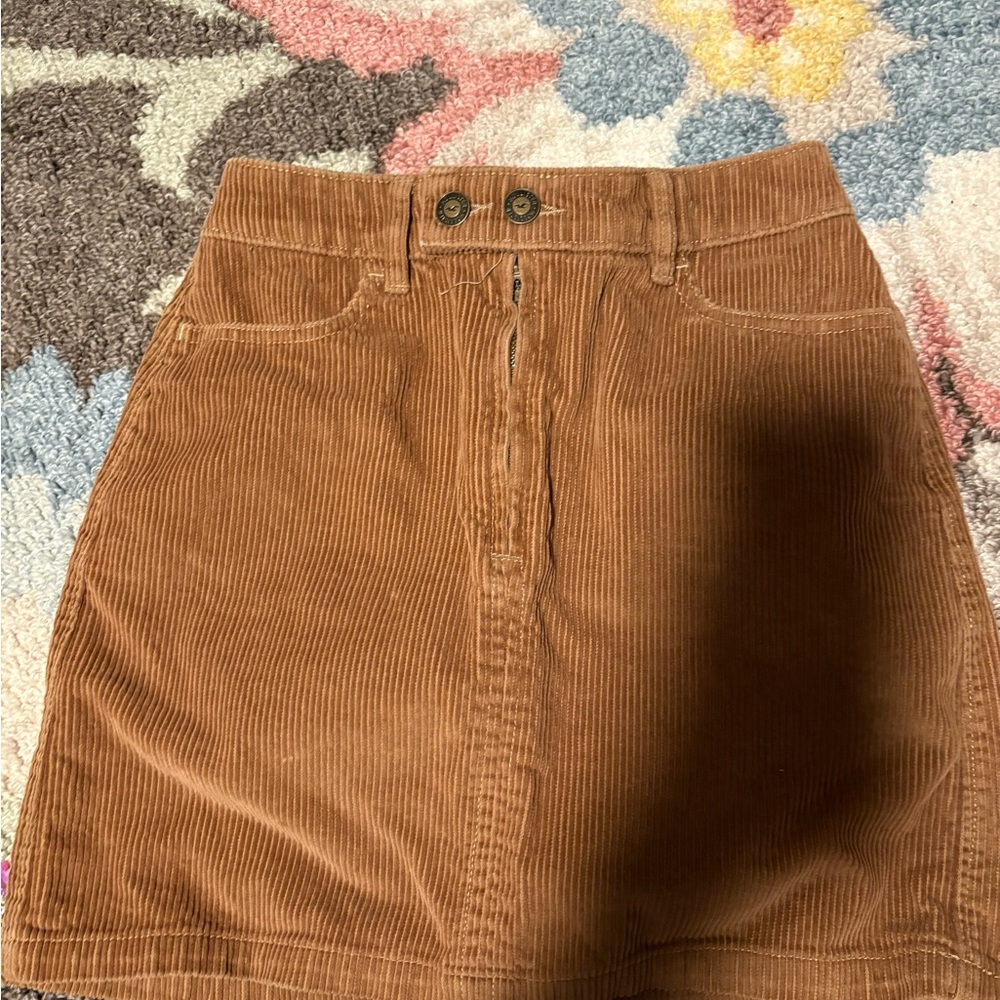 Hollister ultra high rise Corduroy skirt